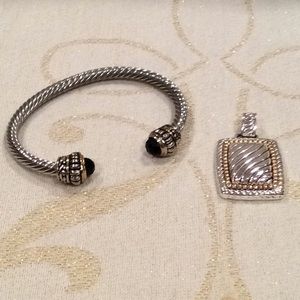 STUNNING & NEW, BRACELET/PENDANT SET